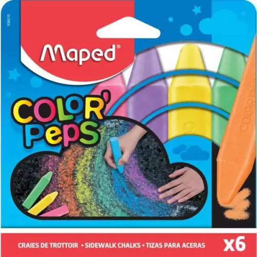 Yer Tebeşiri 6 Renk - Maped