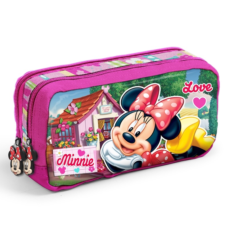 Minnie Mouse Çift Katlı Kalem Kutu - Yaygan